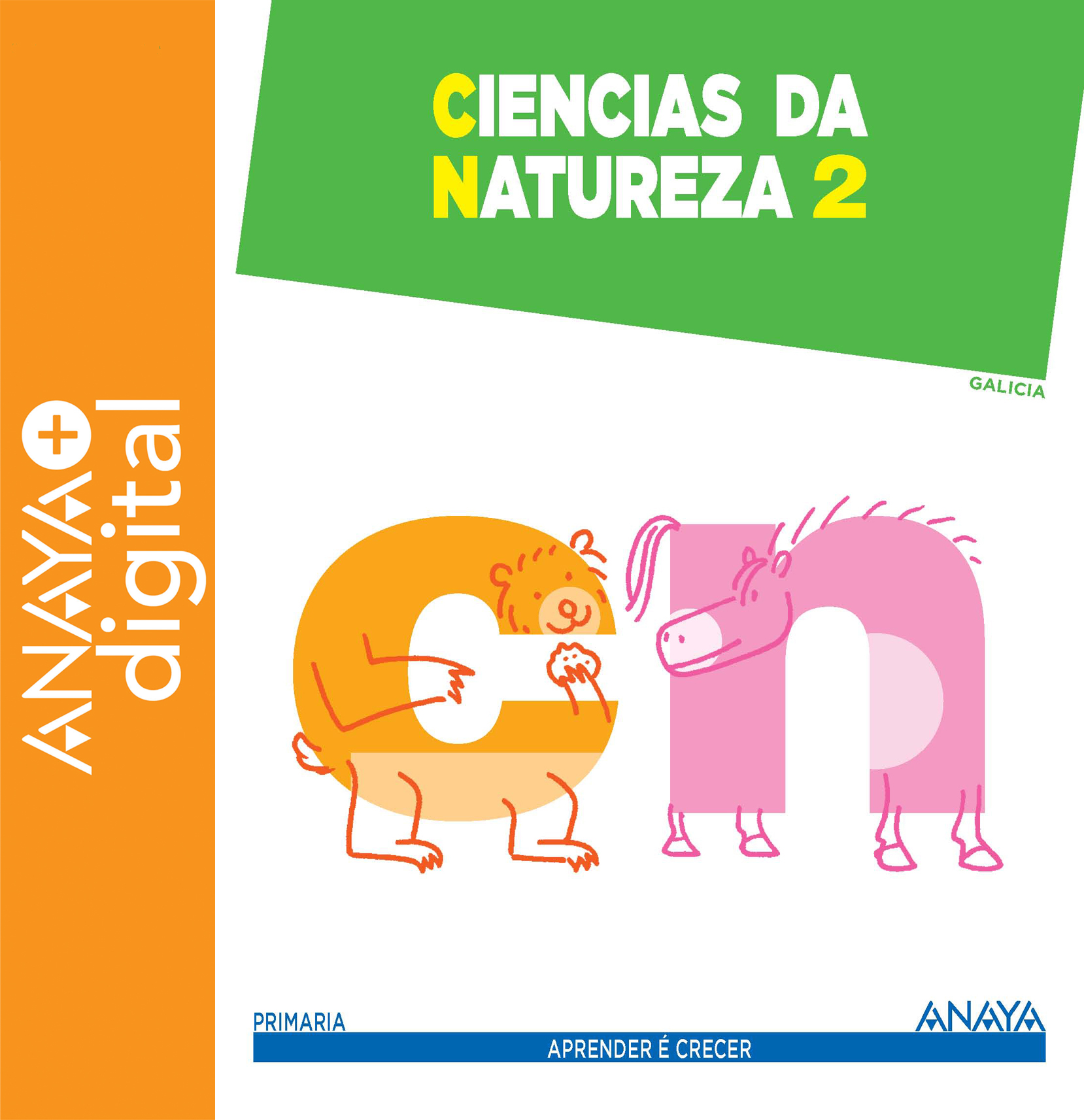 Book cover Ciencias da Natureza 2º  ANAYA + Digital