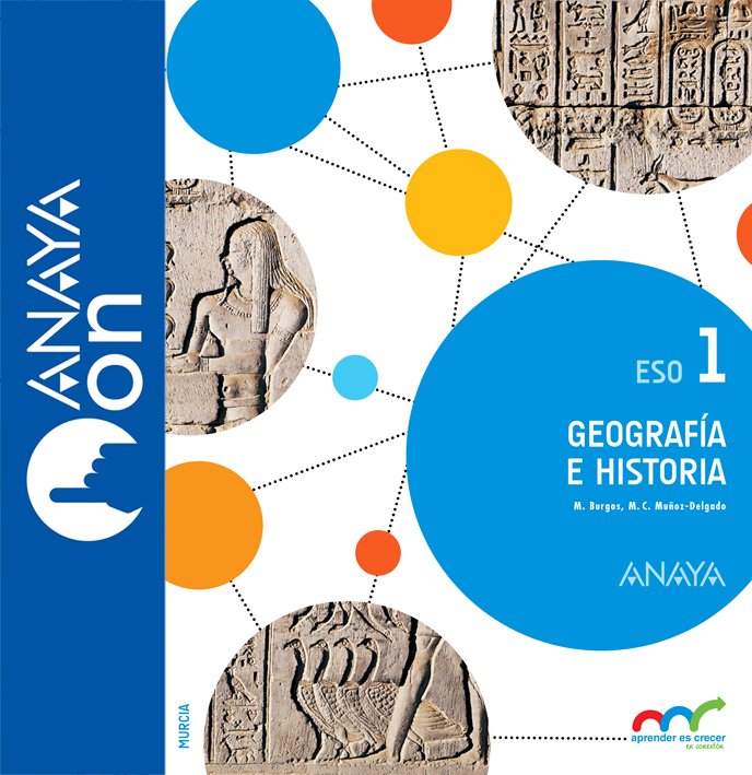 Book cover Geografía e Historia 1. ESO. Anaya On Murcia