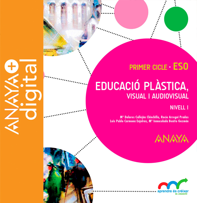 Portada del llibre Educació Plàstica 1. ESO. Anaya + Digital