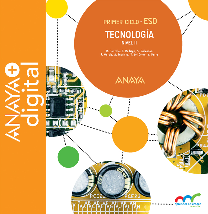 Portada del Libro Tecnología. Nivel II. ESO. Anaya + Digital