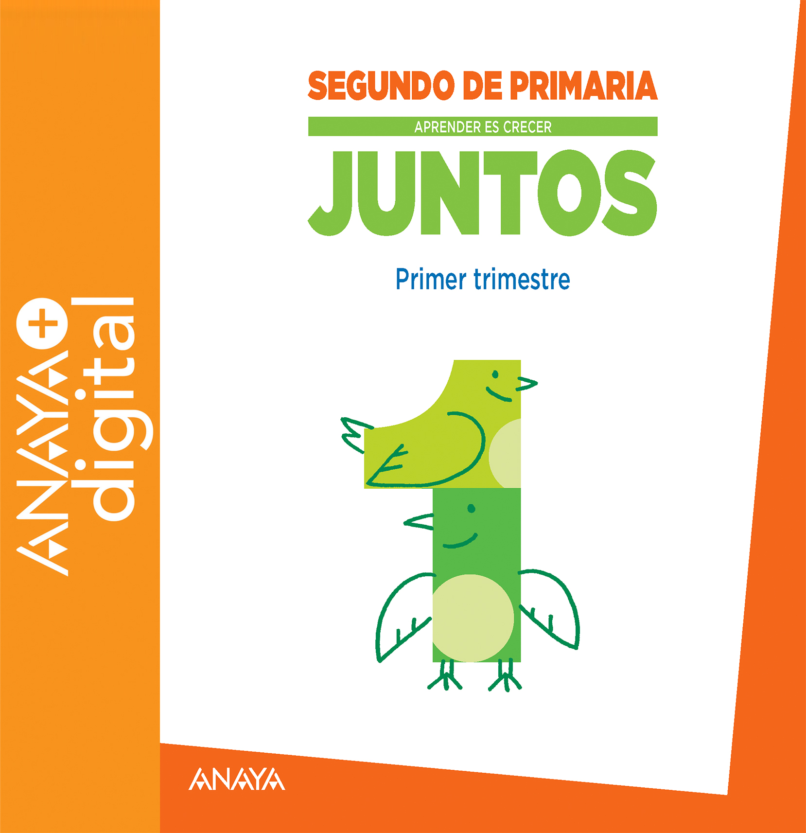 Book cover Aprender es crecer juntos. 2º primaria. 1er Trimestre