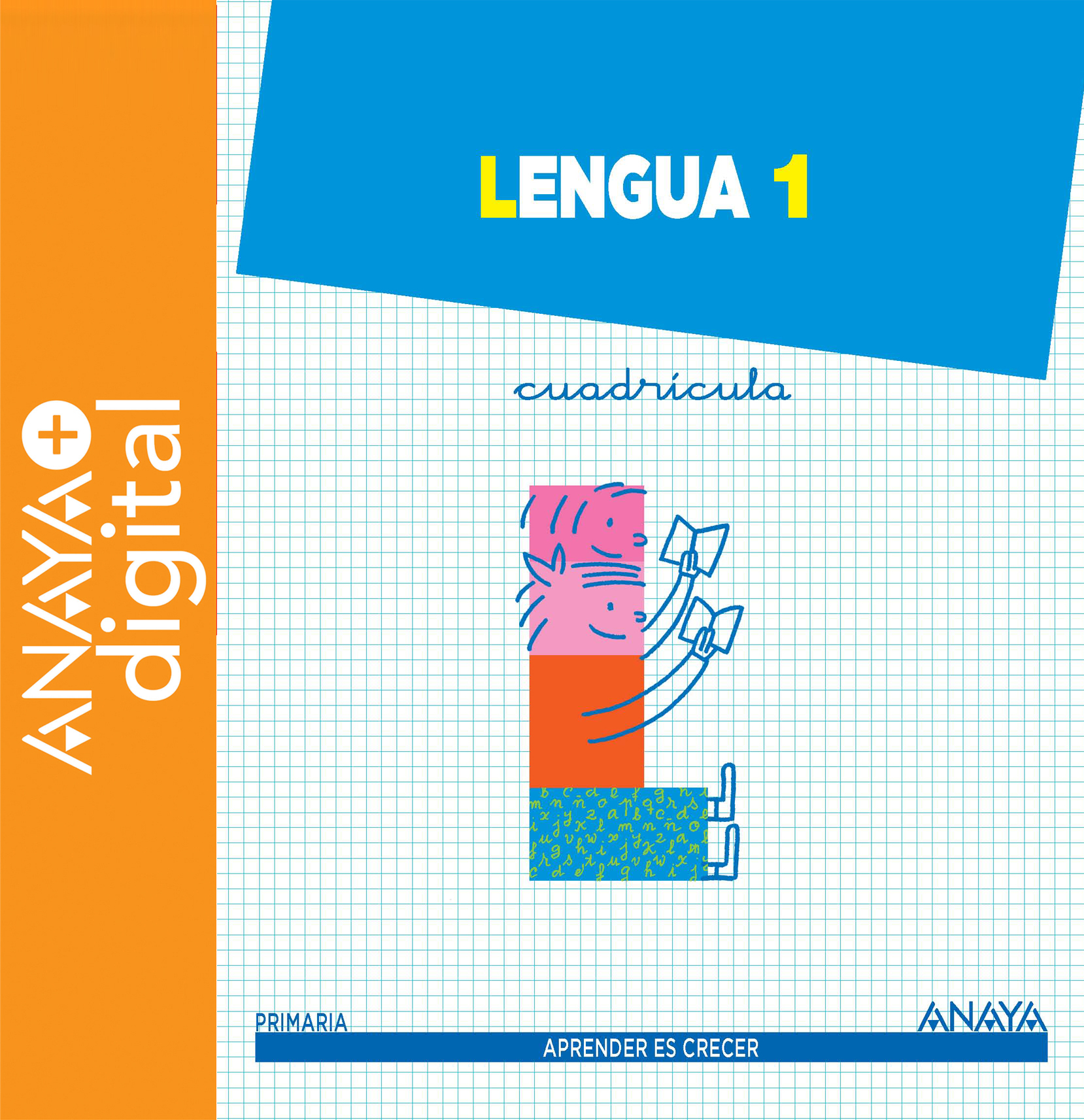 Book cover Lengua 1º AEC Cuadrícula ANAYA + Digital