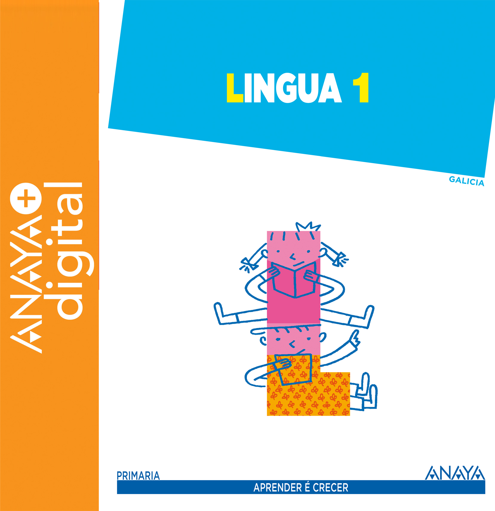 Book cover Lingua 1º ANAYA + Digital