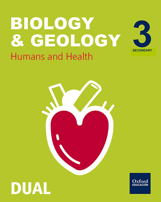 Book cover Biology 3 ESO DUAL (Humans and health I) 