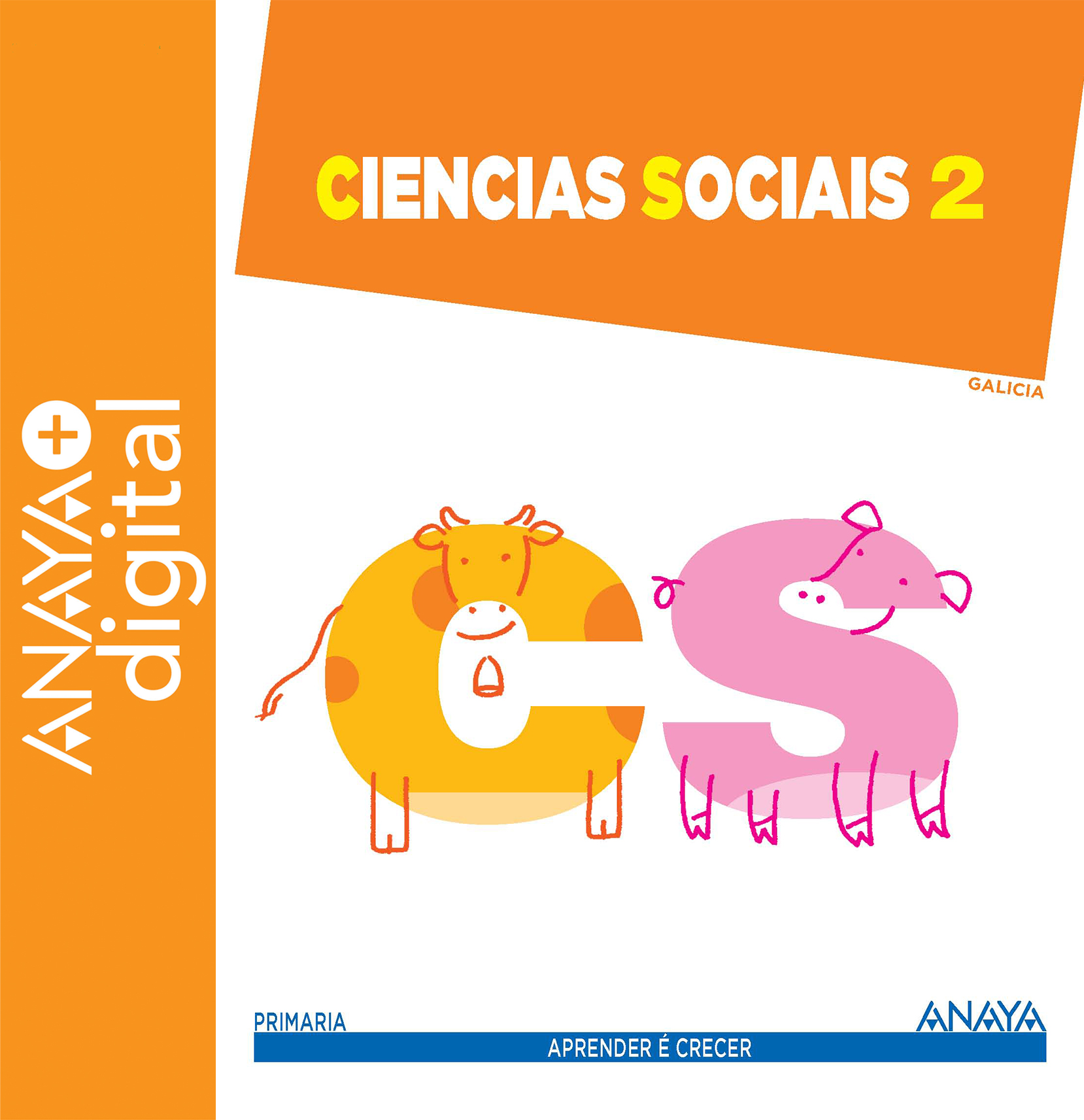 Book cover Ciencias Sociais 2º ANAYA + Digital