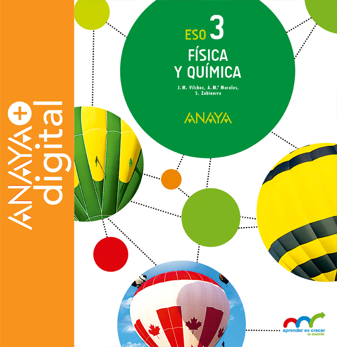 Portada del Libro Física y Química 3. ESO. Anaya + Digital