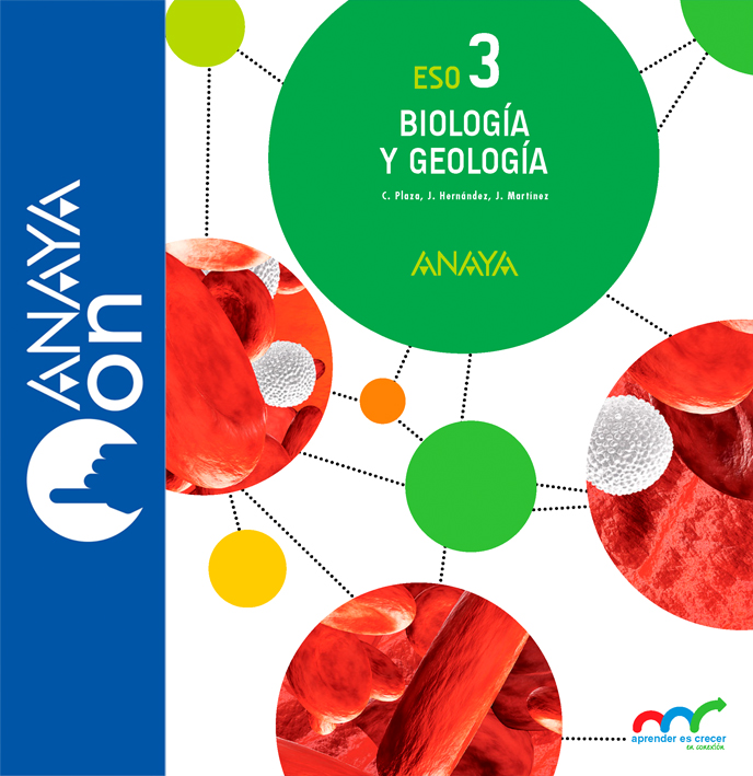 Book cover Biología y Geología INNOVA 3º ESO ANAYA ON