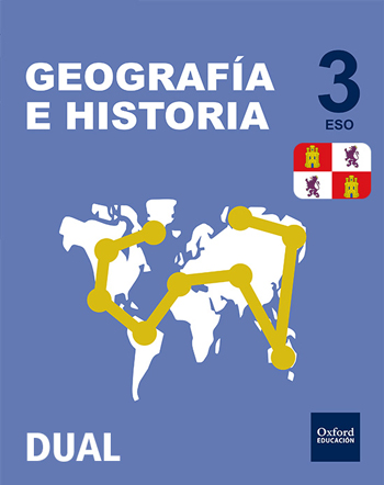 Book cover Geografía e Historia 3.º ESO DUAL Castilla y León