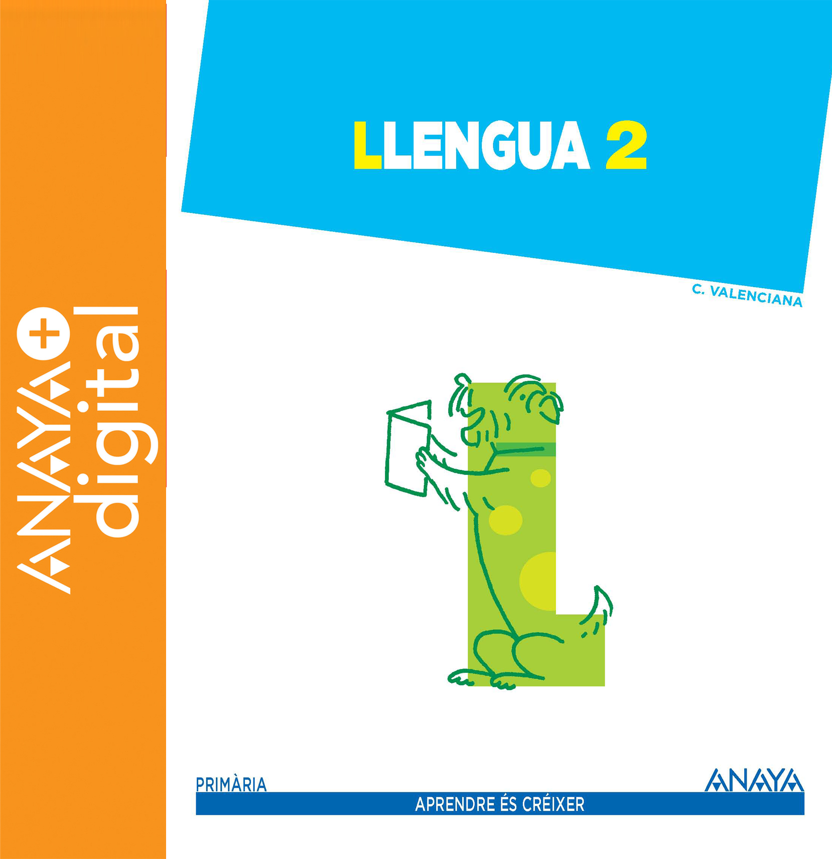 Portada del llibre Llengua 2n Primària ANAYA + Digital