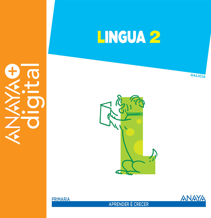 Portada do Libro Lingua 2º Galicia ANAYA + Digital