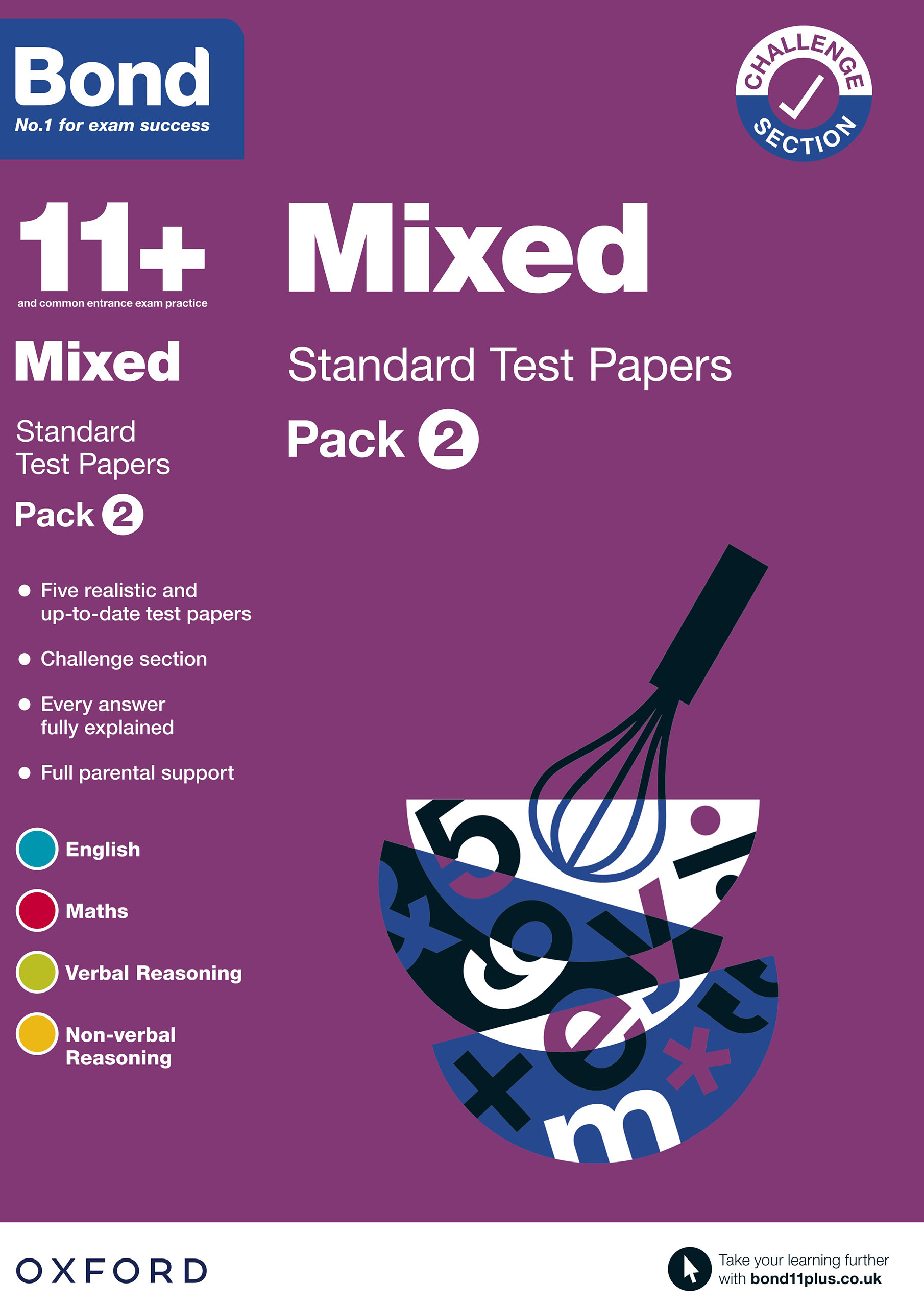 Book cover 11+ Mixed Standard Test Pages - Pack 2