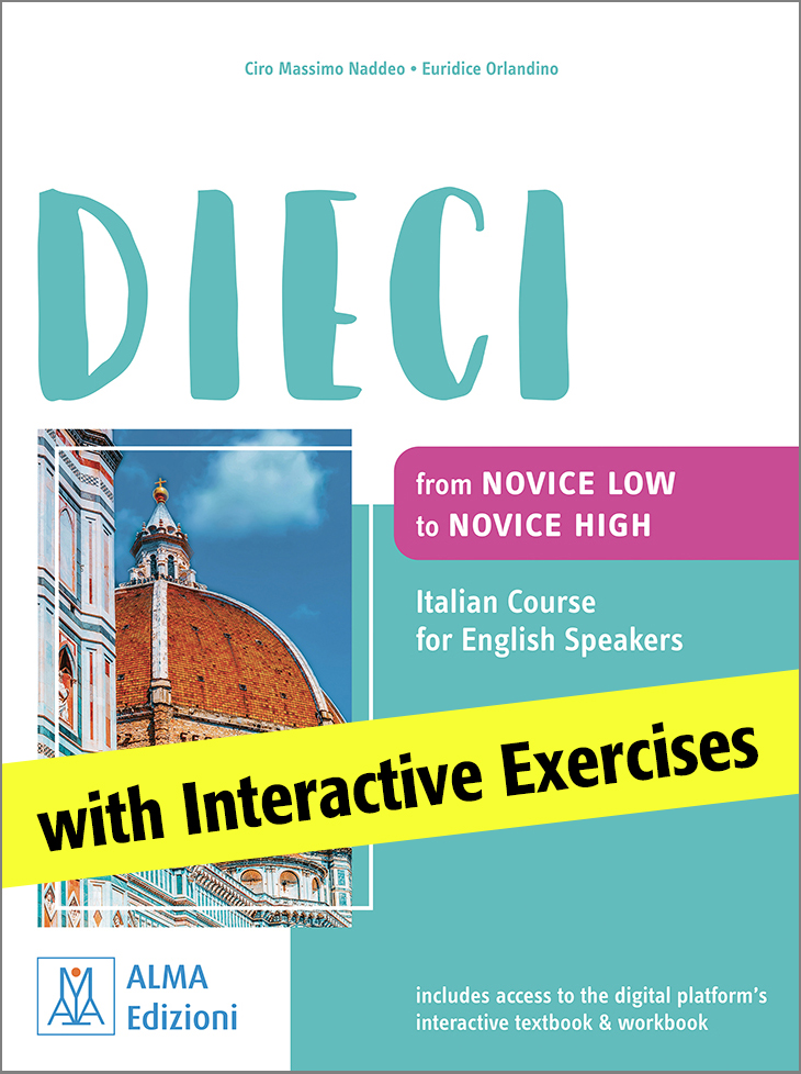 Book cover DIECI from NOVICE LOW to NOVICE HIGH