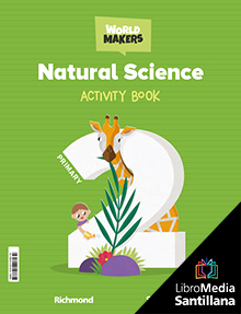 Book cover LM PLAT Student Activity book Natural Science 2PRI World makers Clil