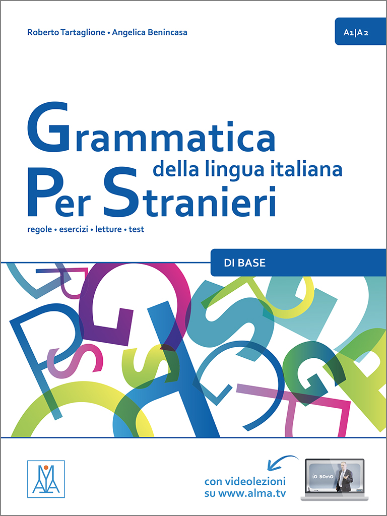 Book cover Grammatica della lingua italiana per stranieri - A1/A2