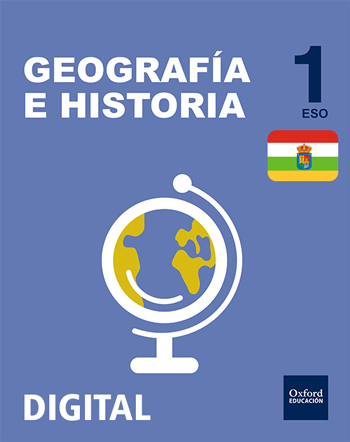 Book cover Geografía e Historia 1.º ESO DIGITAL La Rioja