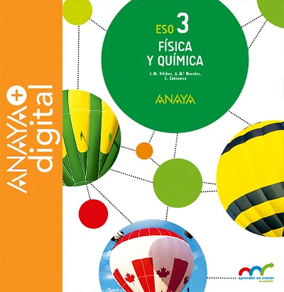 Portada del Libro Física y Química 3. ESO. Anaya + Digital