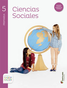 Book cover LM PLAT Alumno Ciencias Sociales 5 Primaria Saber Hacer Canarias