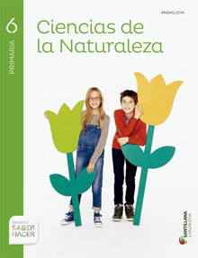 Book cover LM PLAT Alumno Ciencias de la Naturaleza 6 Primaria Saber Hacer Grazalema