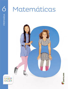 Book cover LM PLAT Alumno Matemáticas 6 Primaria Saber Hacer