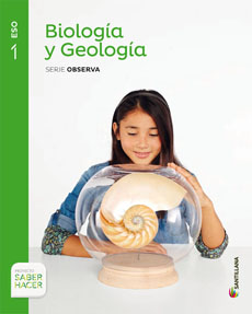 Book cover LM PLAT Alumno Biología y Geología Observa Extremadura 1 ESO Saber Hacer