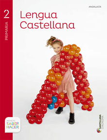 Book cover LC PLAT Alumno Lengua castellana 2 Primaria Saber Hacer Grazalema