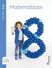 Book cover LC PLAT Alumno Matemáticas 2 Primaria Saber Hacer Grazalema