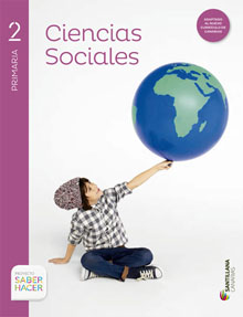 Book cover LC PLAT Alumno Ciencias Sociales 2 Primaria Saber Hacer Canarias