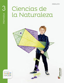 Book cover LM PLAT Alumno Ciencias de la Naturaleza 3 Primaria Saber Hacer Grazalema