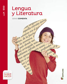 Book cover LM PLAT Alumno Lengua y Literatura Comenta 1 ESO Saber Hacer