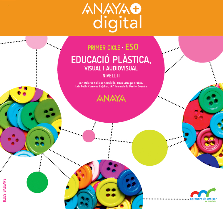 Portada del llibre Quadern Educació Plàstica. Nivel II. 3. ESO. Anaya + Digital