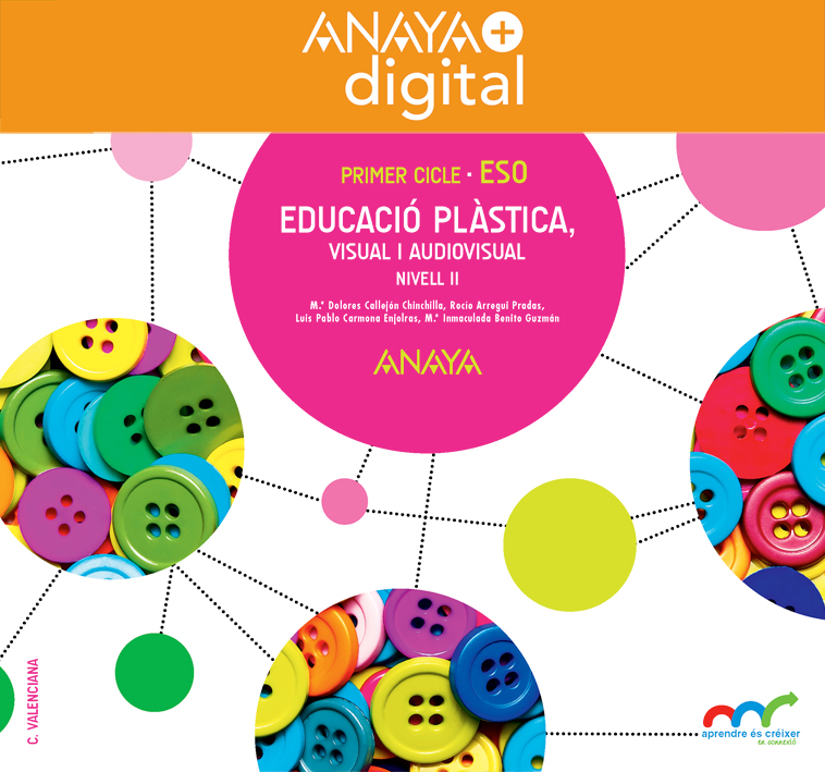 Portada del llibre Educació Plàstica. Nivel II. 3. ESO. Anaya + Digital