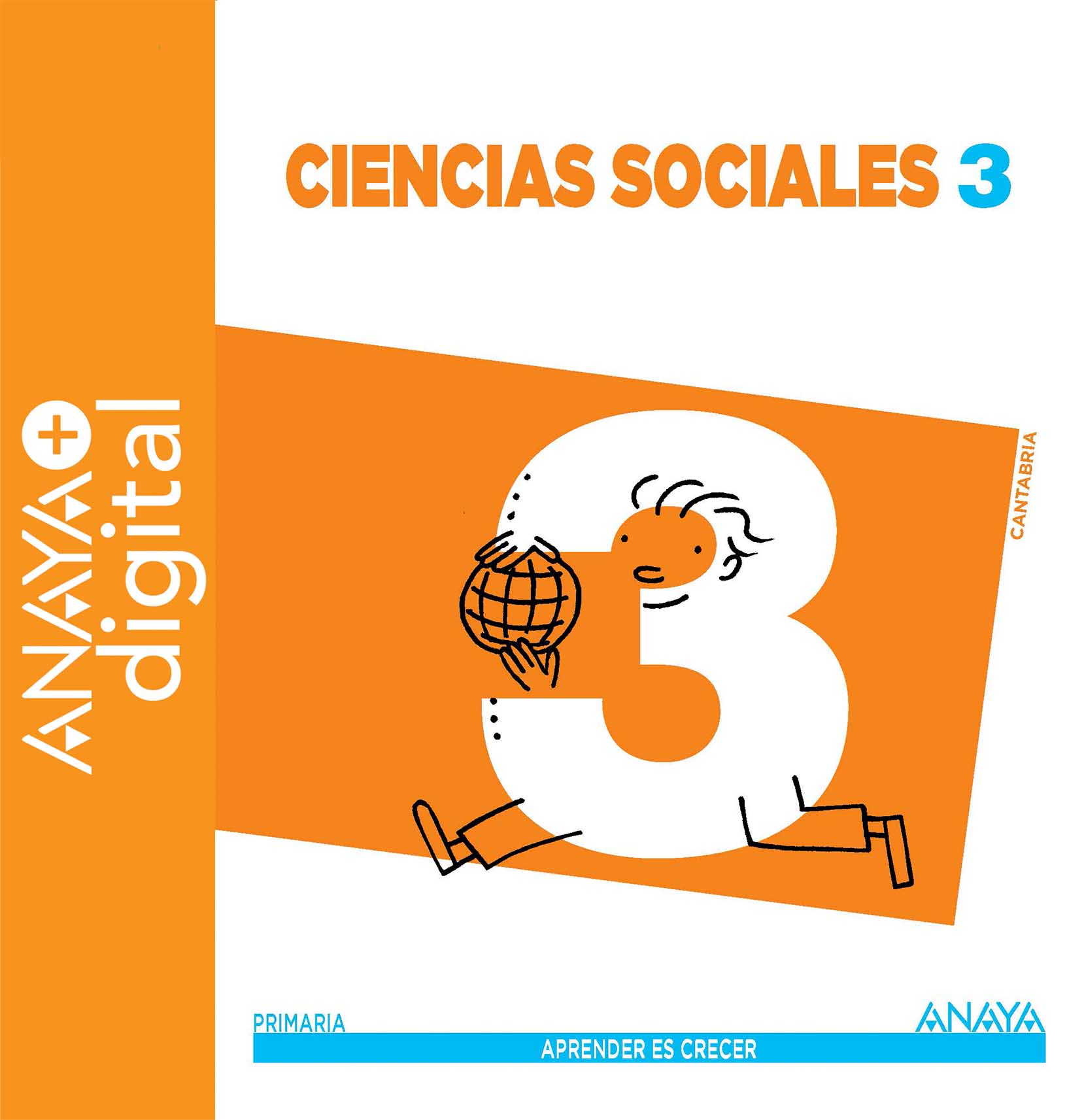 Book cover Ciencias Sociales 3º  ANAYA + Digital