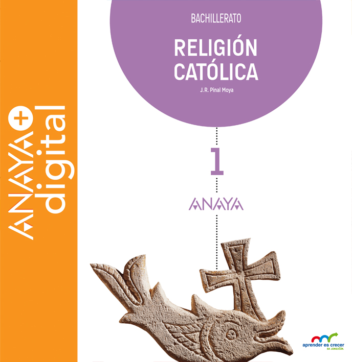 Portada del Libro Religión Católica 1. Bachillerato. Anaya + Digital