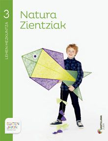 Book cover LM PLAT Ikaslea Natura Zientziak 3 Lehen Hezkuntza Egiten Jakin proiektua Zubia