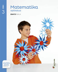 Book cover LM PLAT Ikaslea Matematika 3 DBH Egiten Jakin proiektua Zubia