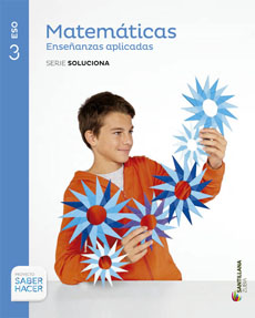 Book cover LM PLAT Alumno Matemáticas Enseñanzas aplicadas 3 ESO Saber Hacer Zubia