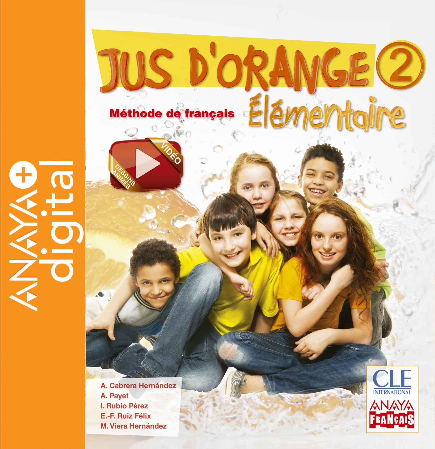 Portada del Libro Jus d'orange 2. Élémentaire. Primaire. Anaya + Digital