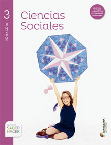 Book cover LM PLAT Alumno Ciencias Sociales 3 Primaria Saber Hacer Voramar