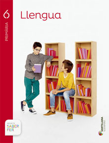 Book cover LM PLAT Alumne Llengua 6 Primària Saber Fer Voramar