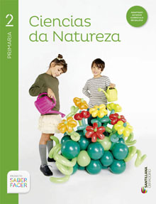 Book cover LC PLAT Alumno Ciencias da Natureza 2 Primaria Saber Facer Obradoiro