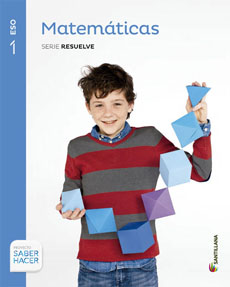 Book cover LM PLAT Alumno Matemáticas Resuelve 1 ESO Saber Hacer