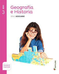 Book cover LM PLAT Alumno Geografía e Historia Descubre Región de Murcia 3 ESO Saber Hacer