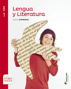 Book cover LM PLAT Alumno Lengua y Literatura Comenta 1 ESO Saber Hacer Canarias