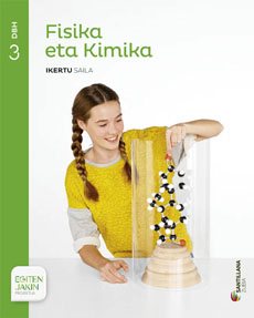 Book cover LM PLAT Ikaslea Fisika eta Kimika Ikertu 3 DBH Egiten Jakin proiektua Zubia