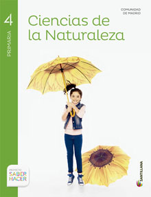 Book cover LM PLAT Alumno Ciencias de la Naturaleza Comunidad de Madrid 4 Primaria Saber Hacer