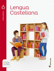 Book cover LM PLAT Alumno Lengua castellana 6 Primaria Saber Hacer