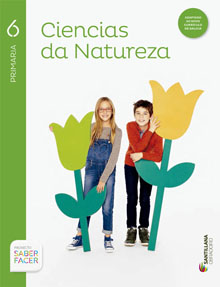 Book cover LM PLAT Alumno Ciencias da Natureza 6 Primaria Saber Facer Obradoiro