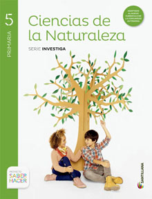 Book cover LM PLAT Alumno Ciencias de la Naturaleza Investiga 5 Primaria Saber Hacer