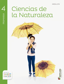 Book cover LM PLAT Alumno Ciencias de la Naturaleza 4 Primaria Saber Hacer Grazalema