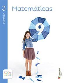 Book cover LM PLAT Alumno Matemáticas 3 Primaria Saber Hacer Zubia